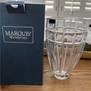 Marquis By Waterford 8" Vase Quadrata Clear Crystal Made in Poland New